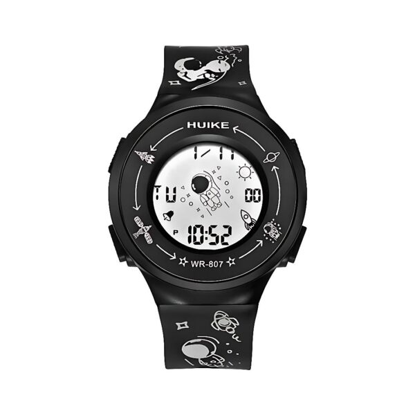 ساعت مچی بچگانه و دخترانه sport watch طرح کهکشانی مشکی