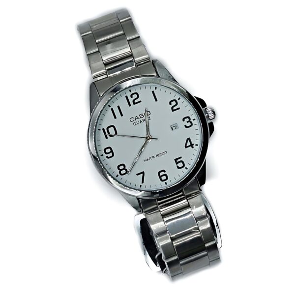 ساعت مچی مردانه Casio وینتیج تمام نقره ای
