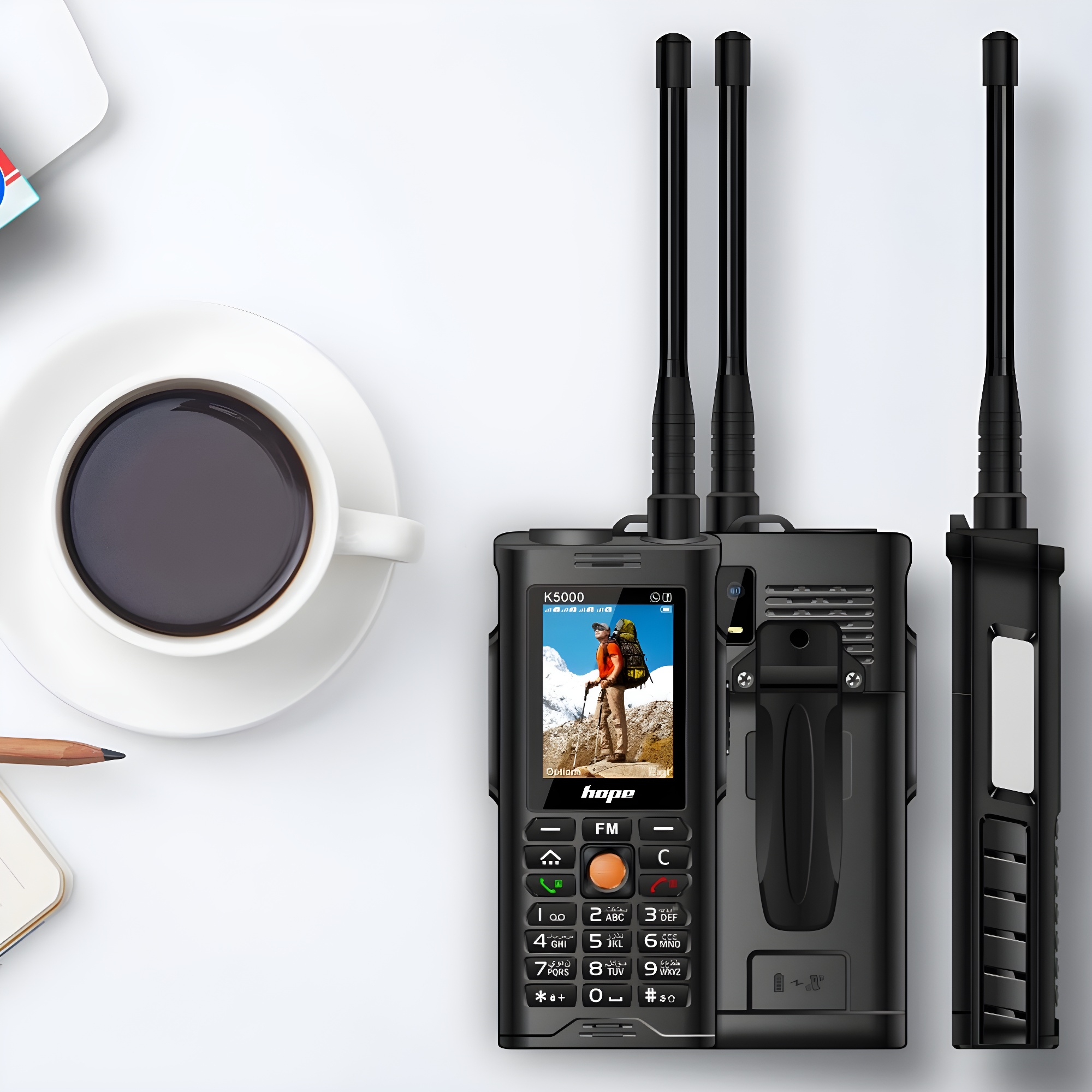 گوشی موبایل ارتشی ضد ضربه hope k5000 اصل شرکت هوپ - Image 3
